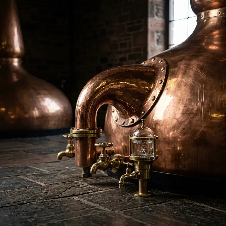Copper pot still
